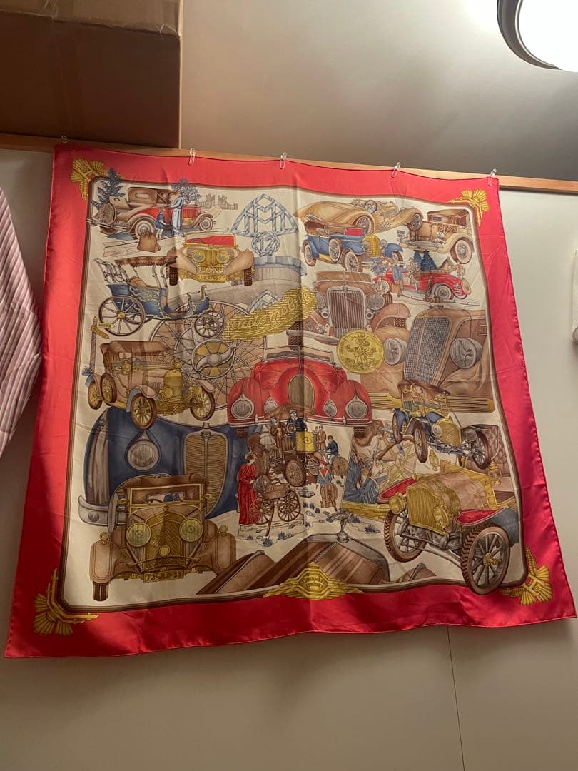 HERMESスカーフ‼️クリスマスSALE‼️ Hermes Scarf Noel au 24 Faubourg 90 cm silk blue Carre Christmas