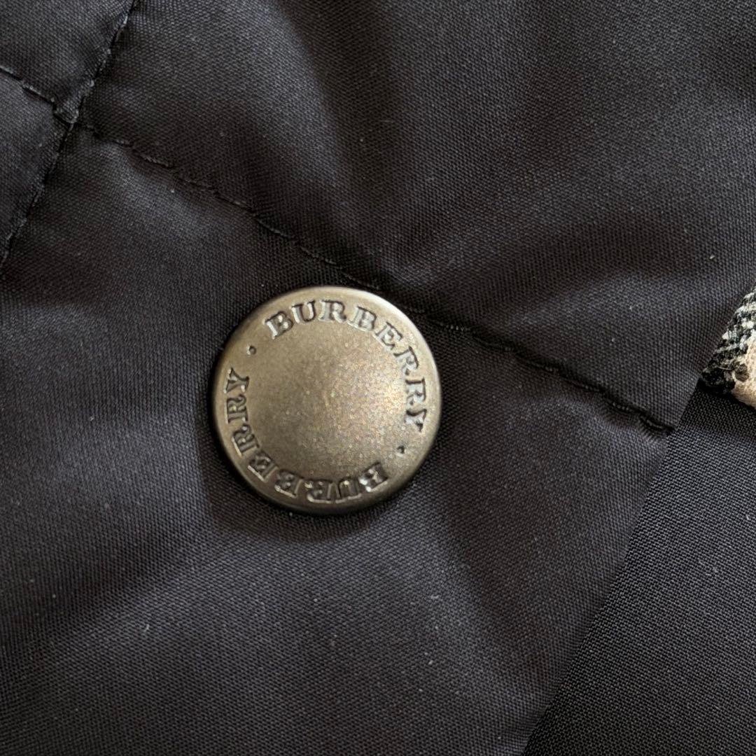 バーバリーロンドン キルティングジャケット ノバチェック メッシュ 3L