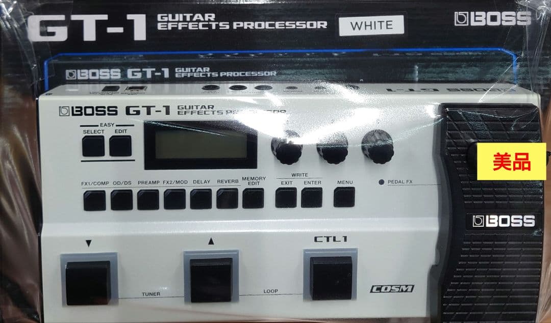 ■■【箱・取説付】BOSS GT-1 ギターエフェクトプロセッサー『ホワイト』 BOSS GT-1-WH [Guitar Effects Processor]（ホワイトカラー限定生産