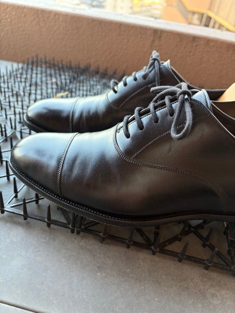 年始特価】GAZIANO & GIRLING ブラック ドレスシューズ7E