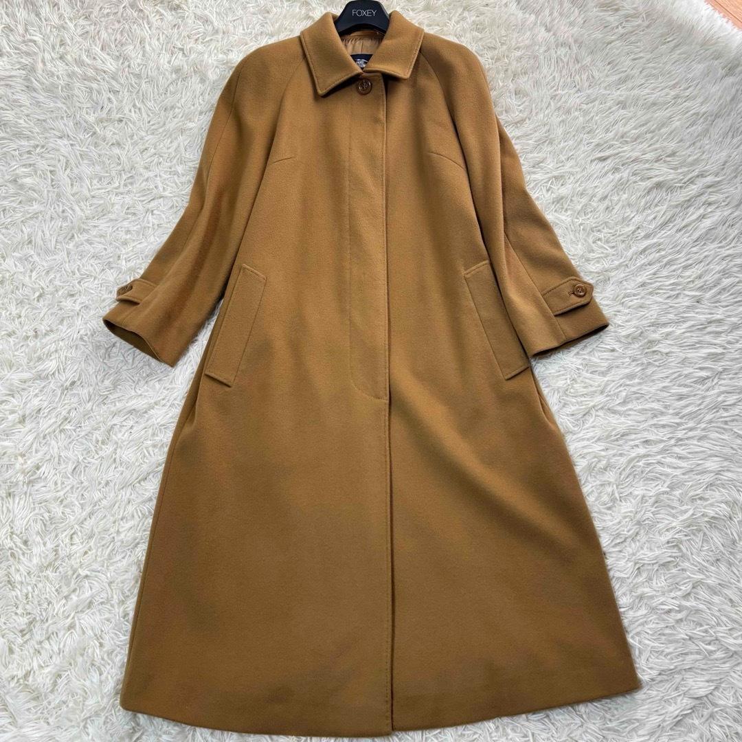 BURBERRY カシミヤ100% ロングコート キャメル 40 極上生地 高級