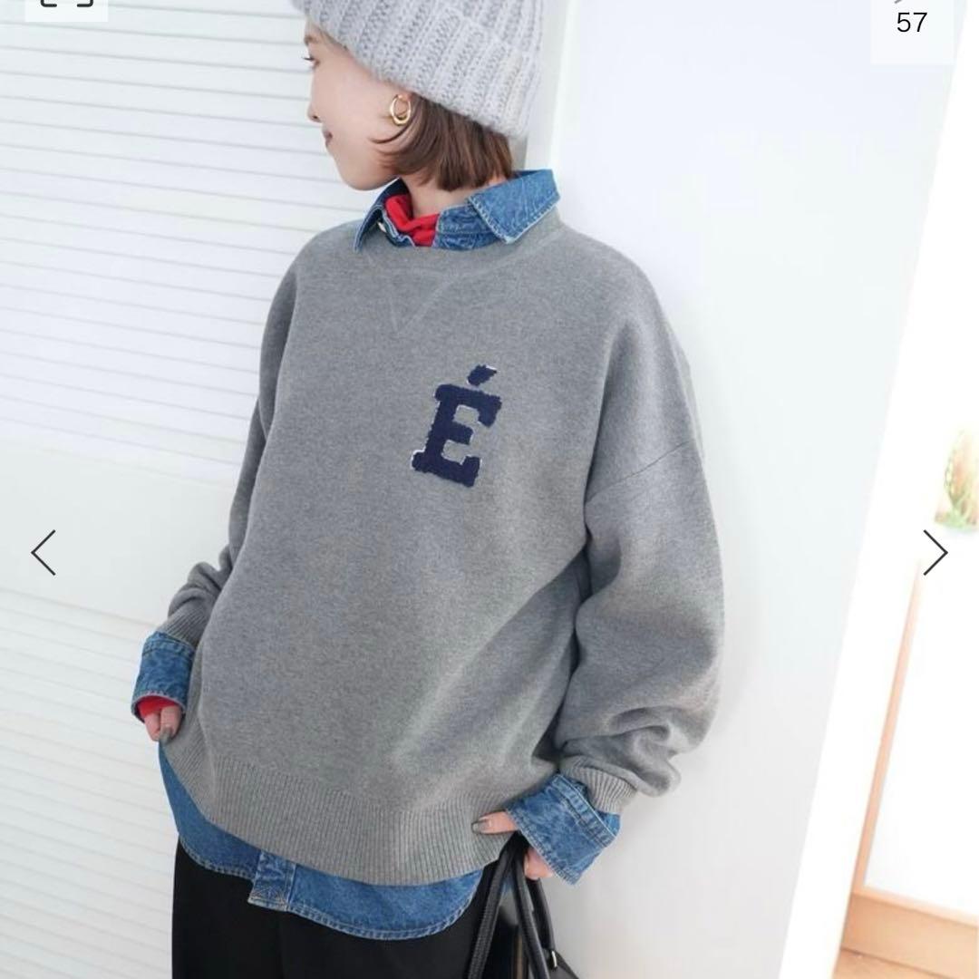 タグ付き】SLOBE IENA サガラ刺繍スウェットライクニット - メルカリ