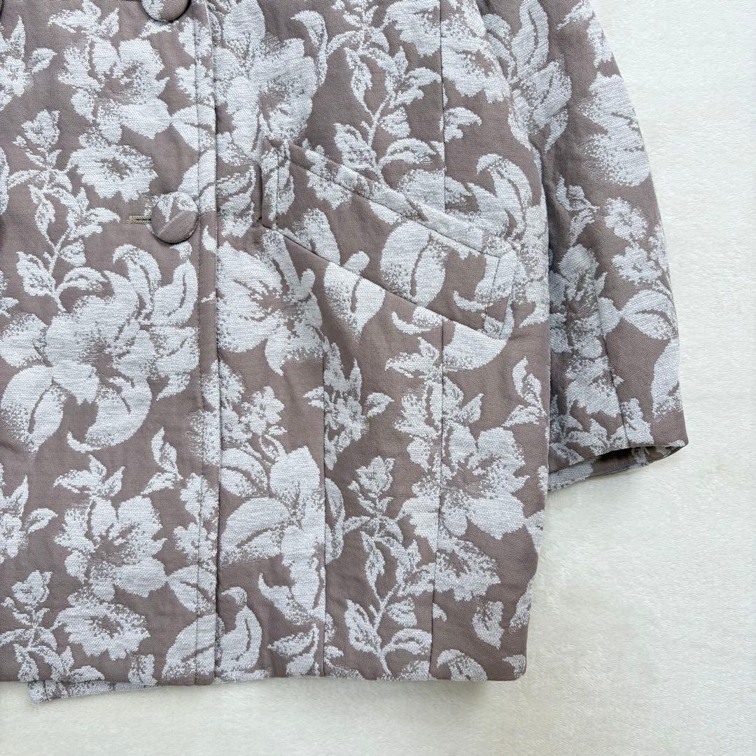 美品 snidelスナイデル ジャガード ミドルコート チェスターコート