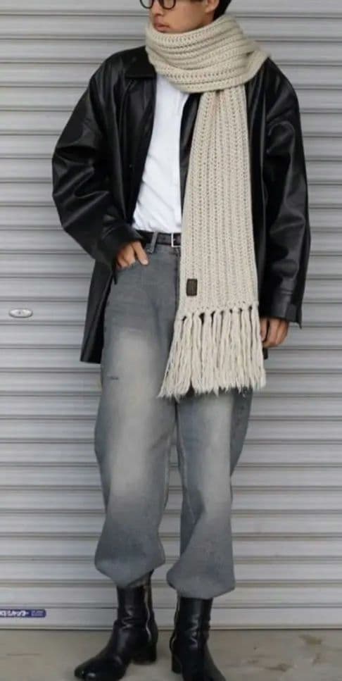 BATONER♥半額以下】 バトナー ローゲージマフラー アルパカ シルク混