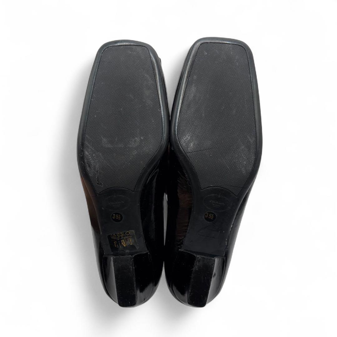 【美品】 PRADAパンプス ブラック 22.5cm ヒール約3.5cm 希少