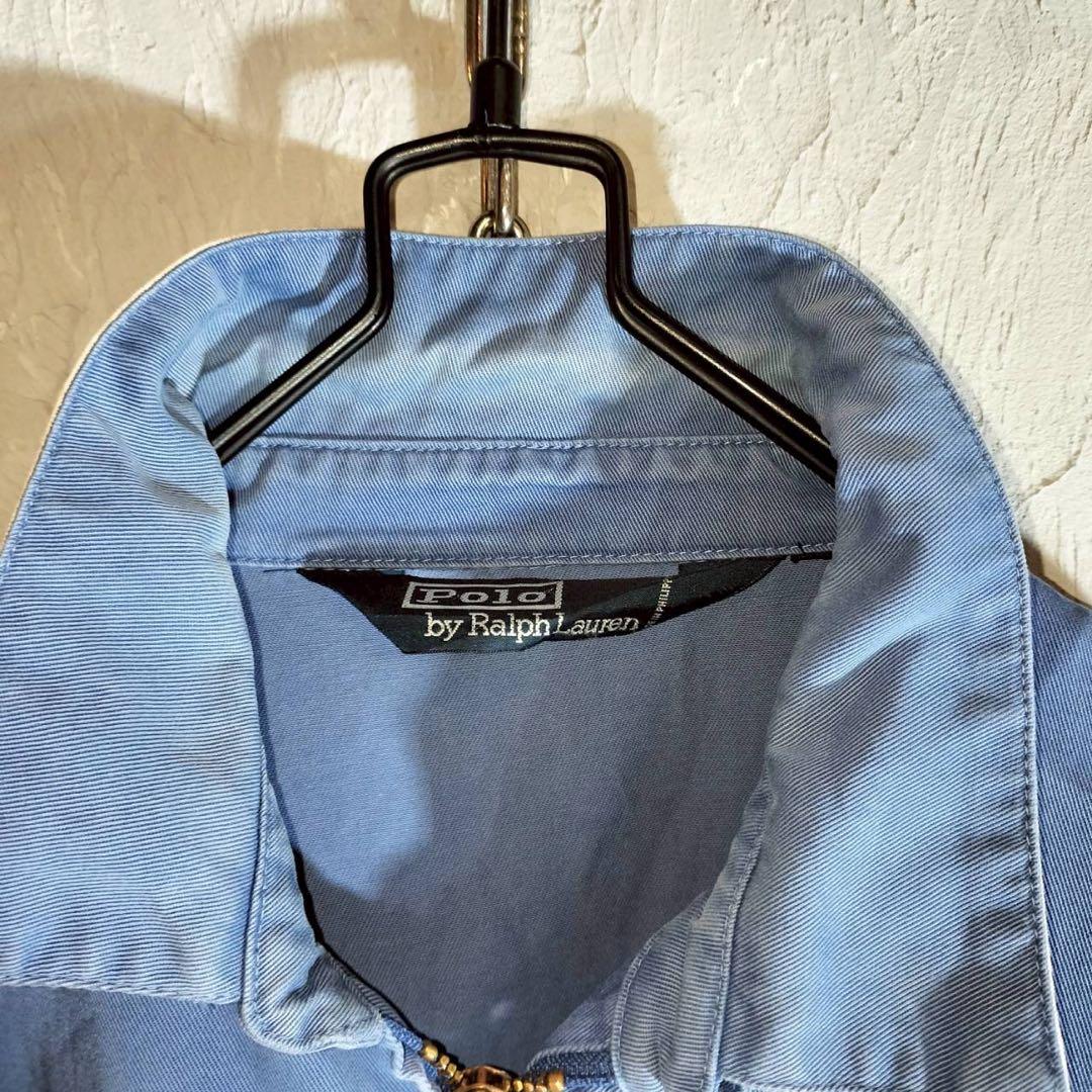 ポロラルフローレン スイングトップ ハリントンジャケット ブルゾン 青