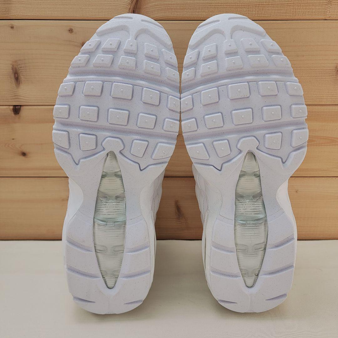 ナイキ WMNS エアマックス 95 ネクストネイチャー \"白\" 24.5㎝