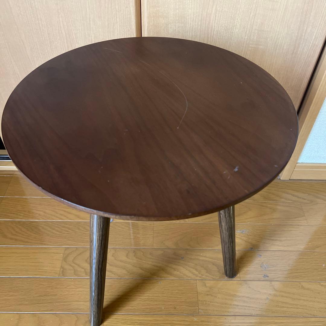 丸盆 削り仕上げ 24cm (ウォールナット) ki-to-te前田充 丸盆 削り