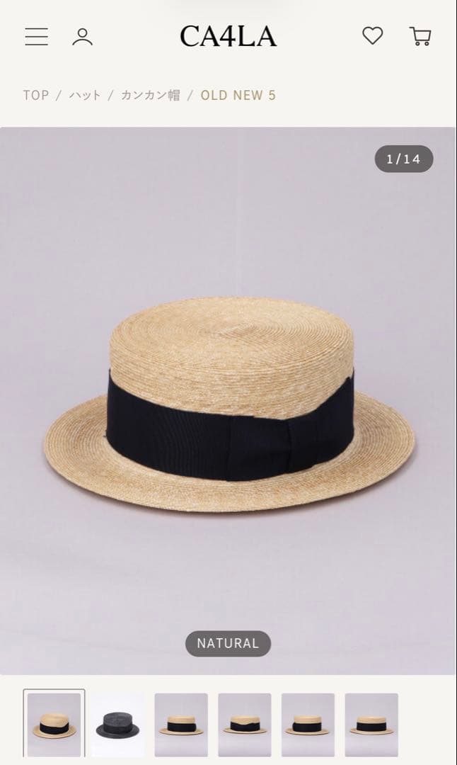 【新品】CA4LA OLD NEW 5 ハット カンカン帽 OLD NEW 5(M NATURAL): ハット帽子通販｜CA4LA公式