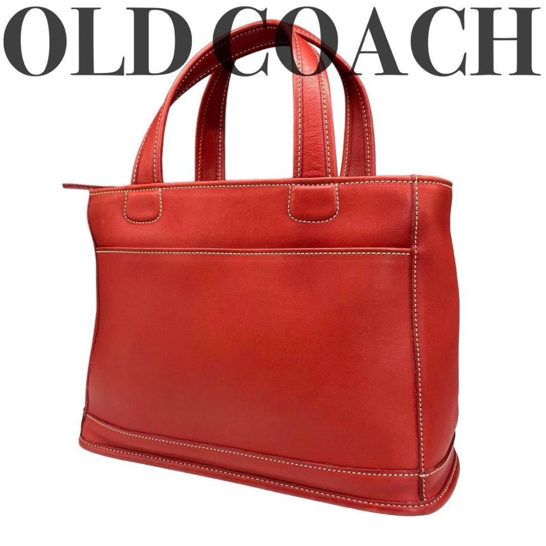 良品✨ オールドコーチ COACH コーチ 9303 トートバッグ USA製 赤
