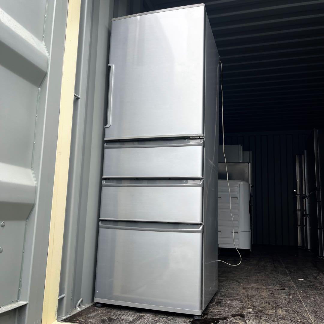 54取付無料！AQUAスタイリッシュミスティシルバー高性能4ドア冷蔵庫