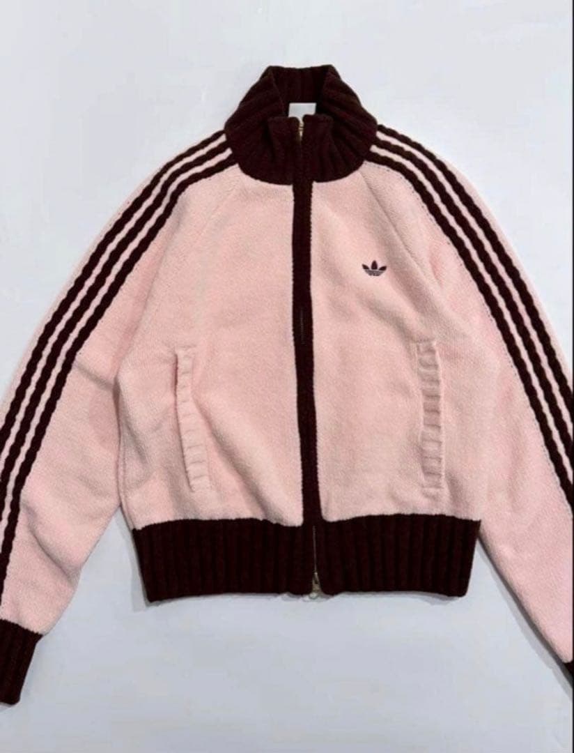 新品M Adidas W ニット トラックトップ ジャケット KV8867 - メルカリ