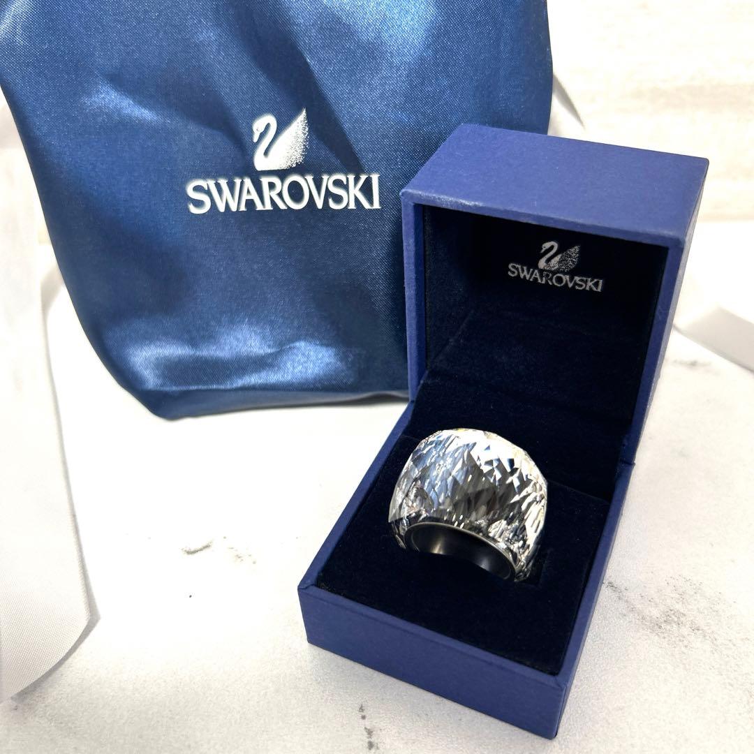 極美品 スワロフスキー リング ニルヴァーナ クリア サイズ58 正規品