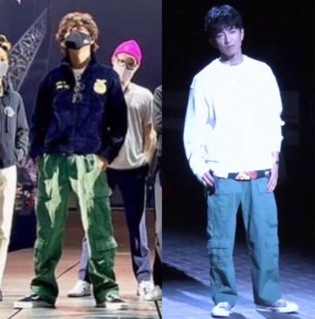 キムタク着私物24ssシュプリームsupremeワークカーゴパンツオリーブw32