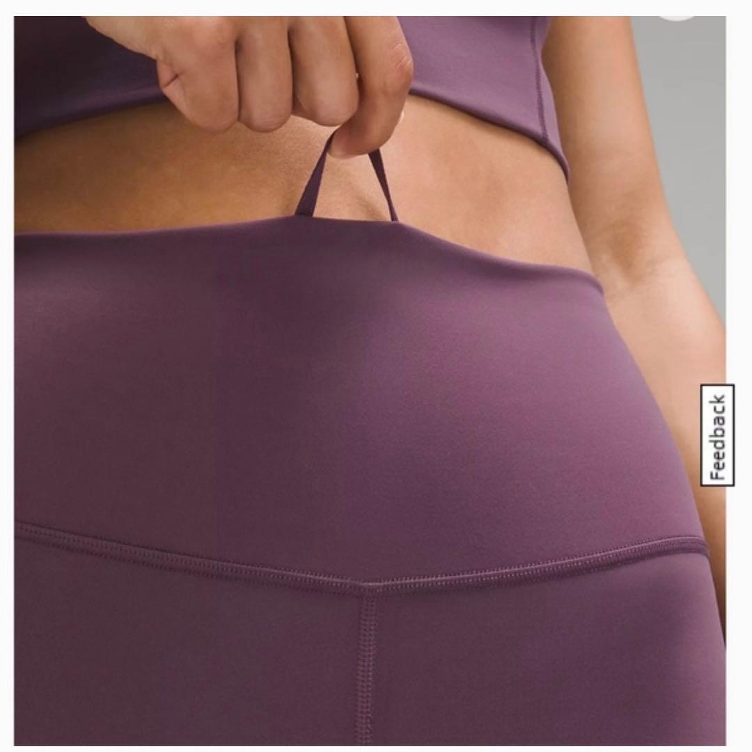 お値下げ‼️Lululemon パープル メッシュ レギンス - メルカリ