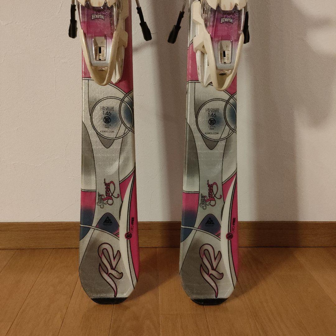 K2 SUPER SWEET 146cm マーカー ビンディング付 スキー - メルカリ