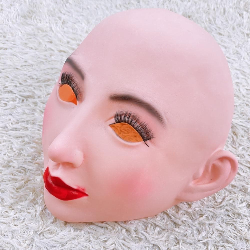 フィメールマスク シリコンラバー 女装 キグルミ 特殊メイク