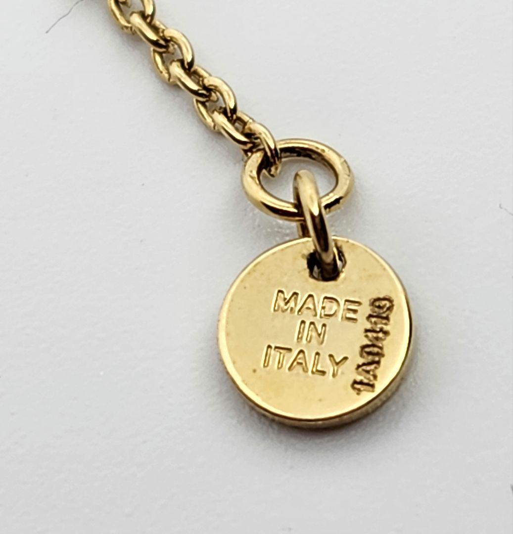 FENDI エフイズフェンディブレスレット GP×カラーストーン ゴールド