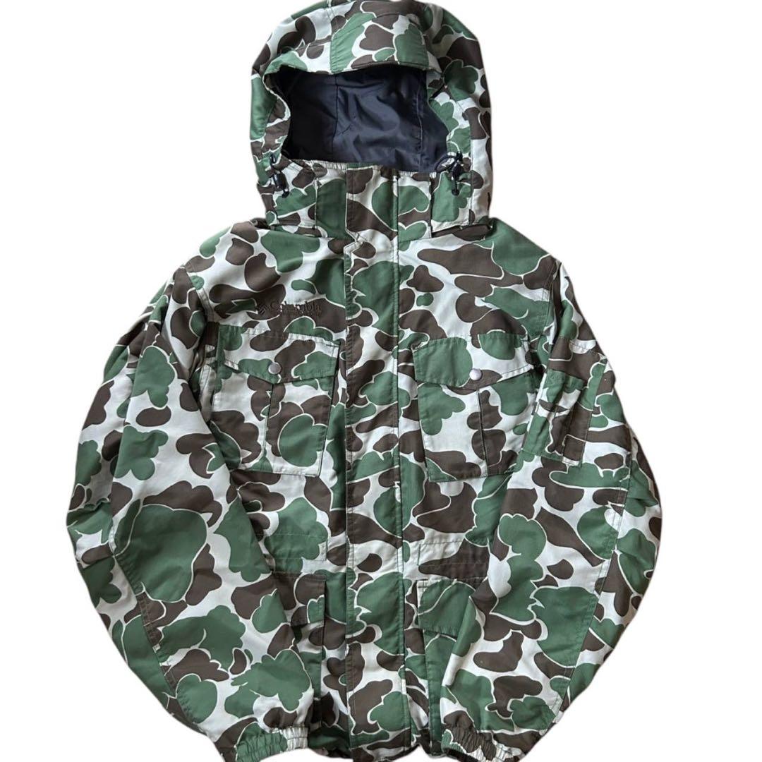 00s コロンビア チタニウム ダックハンターカモ マウンテンパーカー