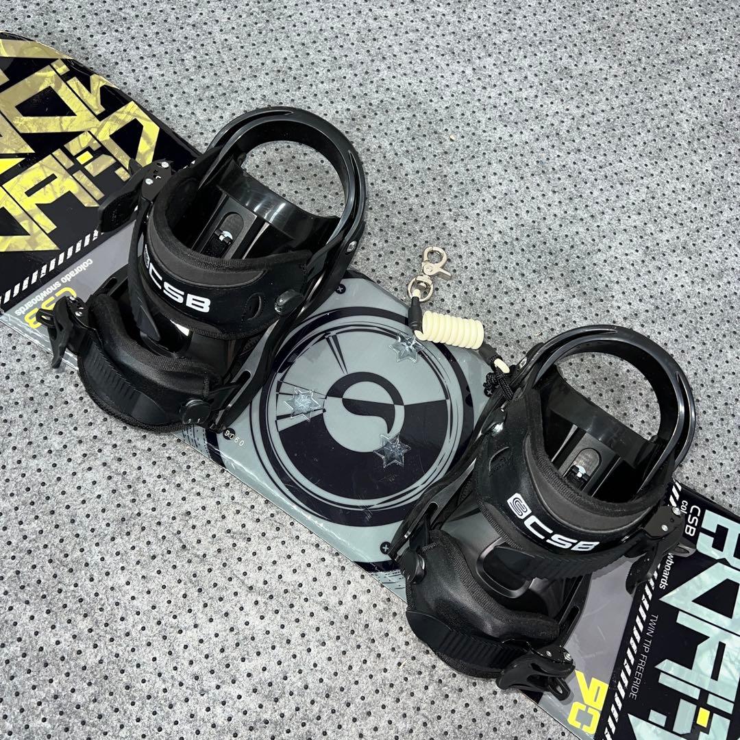 数回使用 キッズスノーボード CSB 90cm＋バイン＋BOAブーツ - メルカリ