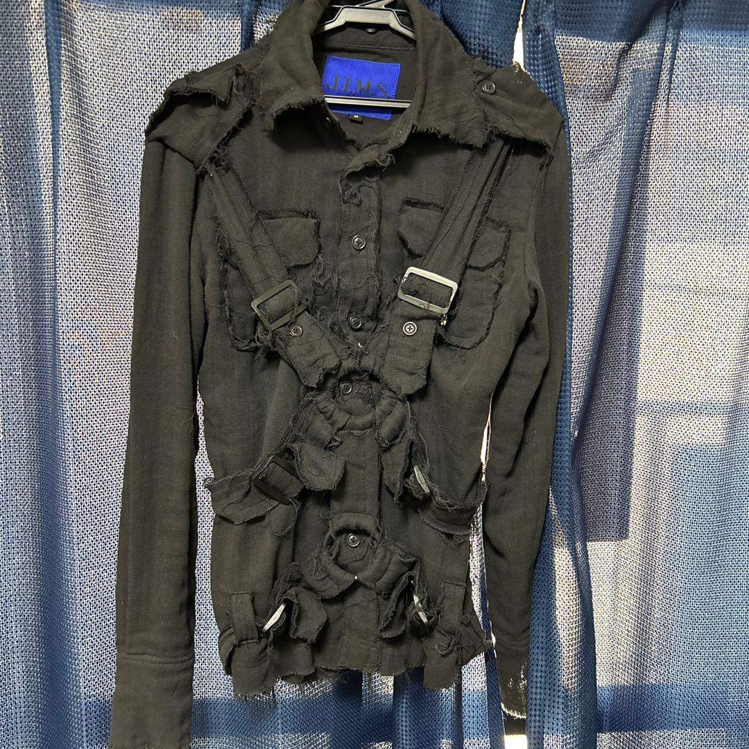 原宿の老舗パンクショップJIMSINNのガーゼパラシュートシャツ