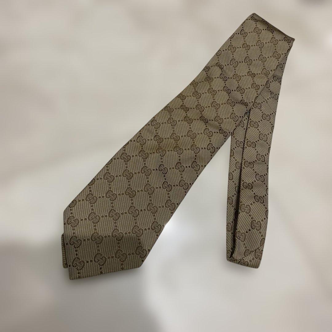 GUCCネクタイ GUCCI (グッチ) シルク100％ GG 蜂 ネクタイ GC5450784174 - グッズ