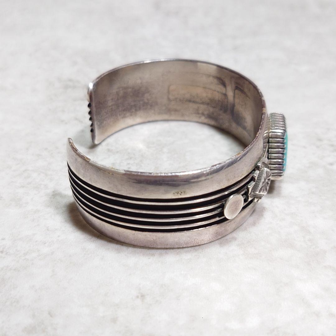 NAVAJO ナバホ Ray King ターコイズバングル SILVER925 - メルカリ