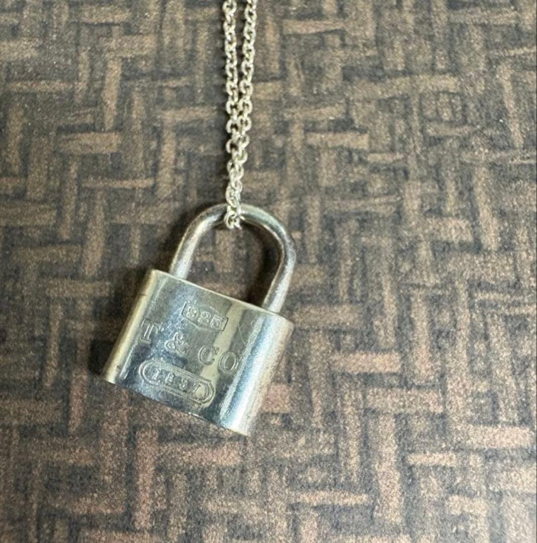 ア*）様 シルバー925 ティファニーネックレス　南京錠ネックレス ティファニー カデナ パドロック 南京錠 ネックレス ペンダント