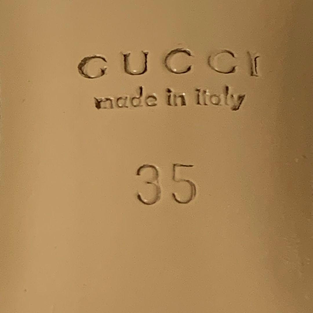 グッチ オープントゥ パンプス 317030 GGキャンバス サイズ35 真贋済