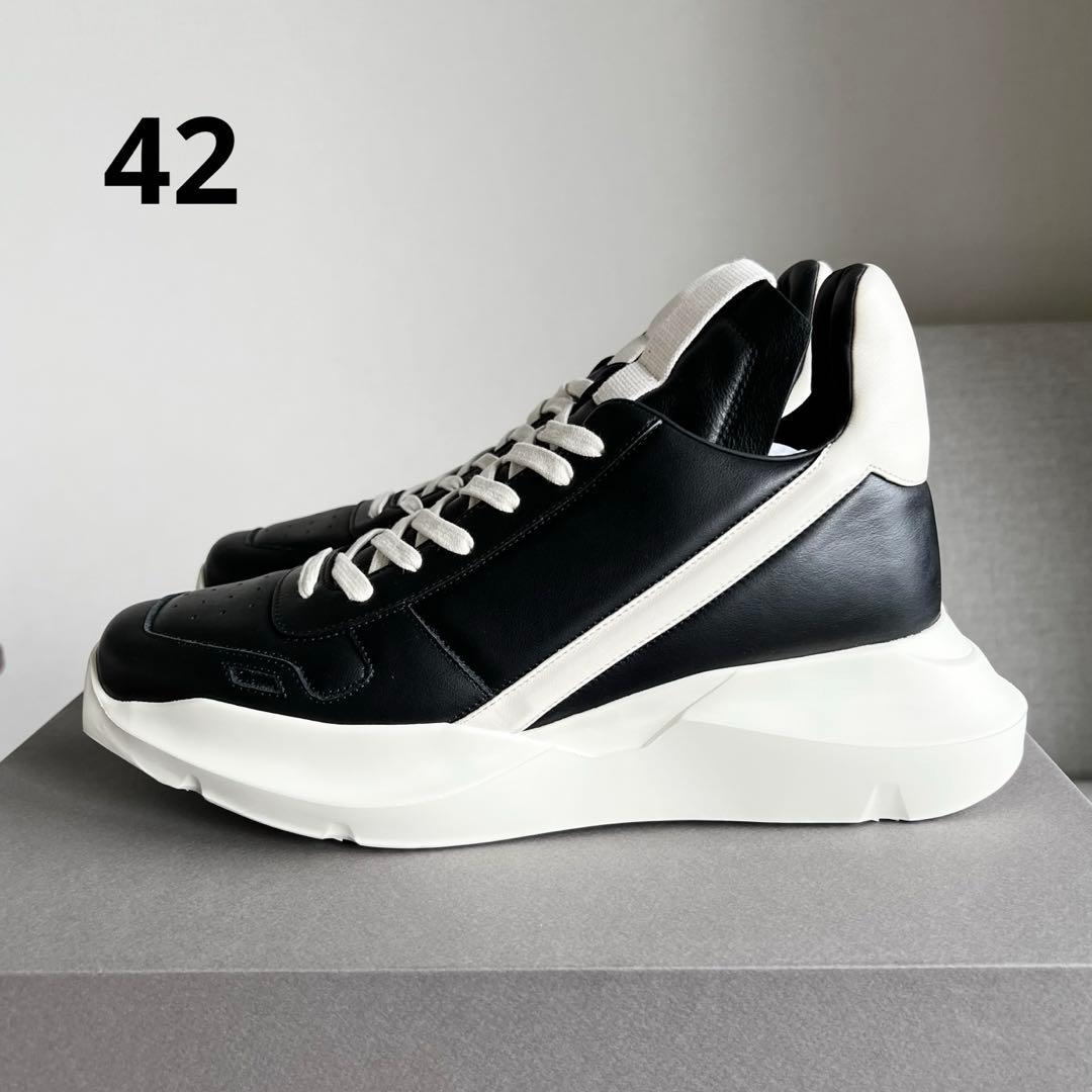 新品 RICK OWENS GETH RUNNER ブラック スニーカー 42 - メルカリ