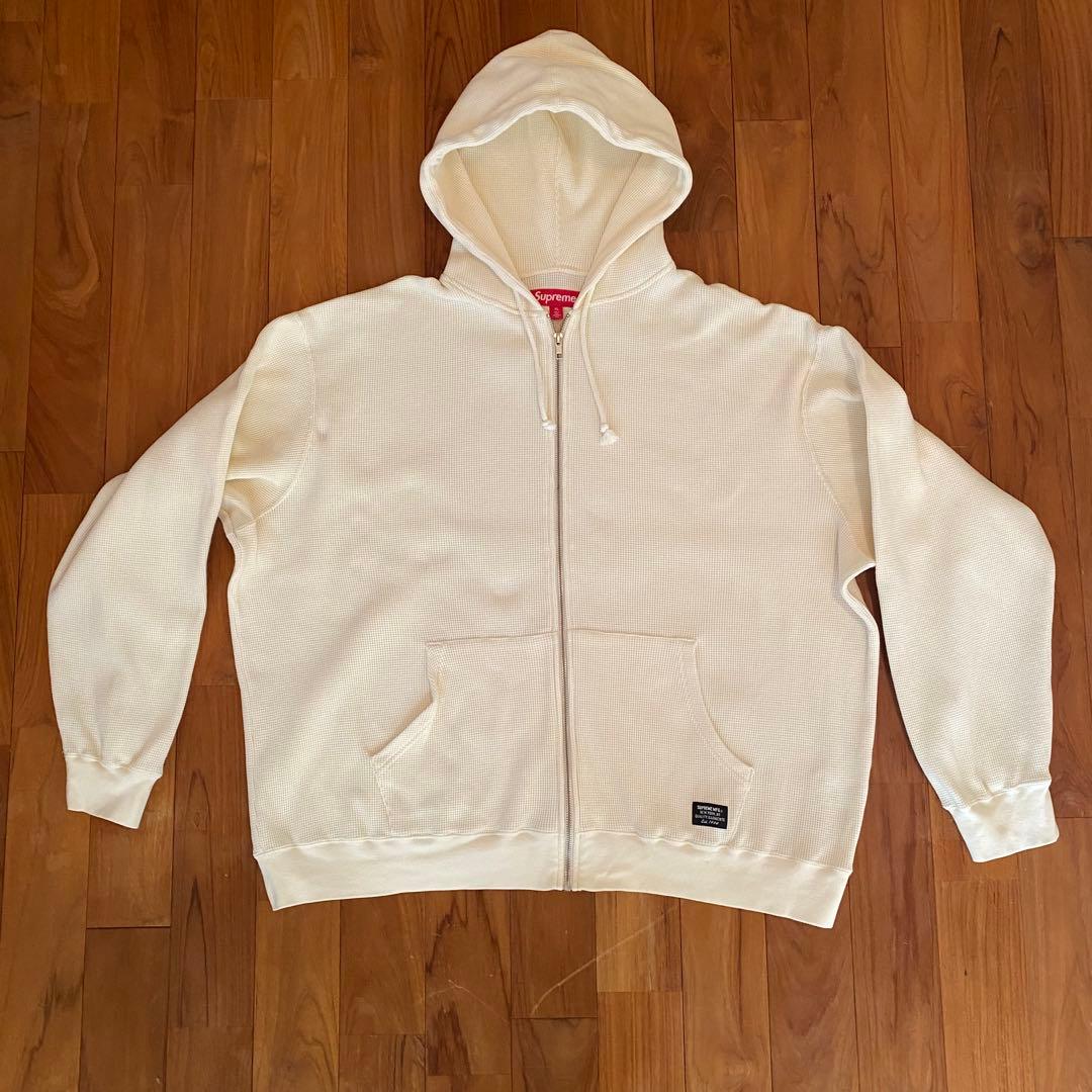 【極美品】Supreme サーマル　フルジップ　パーカー　フーディ Supreme（シュプリーム） SUPREME HOOD LOGO THERMAL ZIP UP HOODIE