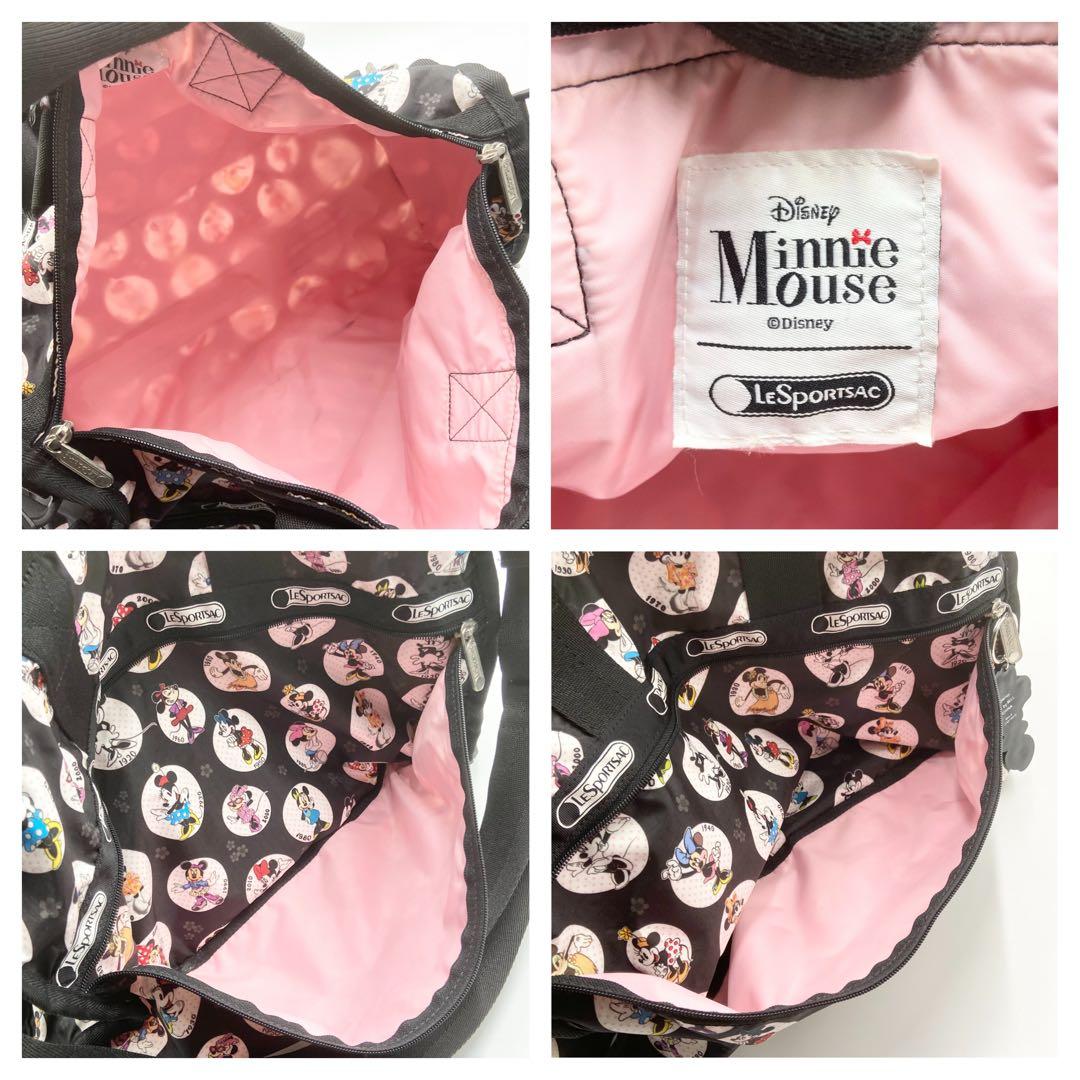 希少 限定 レスポートサック ミニーマウス 2way ボストンバッグ ポーチ