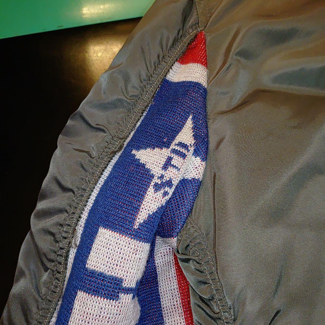 RALEIGH リメイクMA-1 ラリー カーキ トリコロール - メルカリ