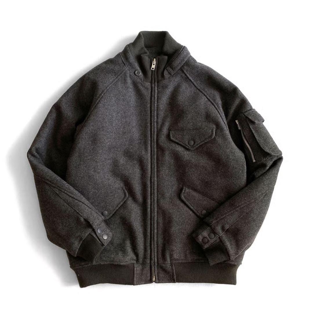 ジャケット・アウター 00s Old Stussy Wool MA-1 a*r様 90s 00s old stussy ma1 n2b スカル 銀タグ - メルカリ