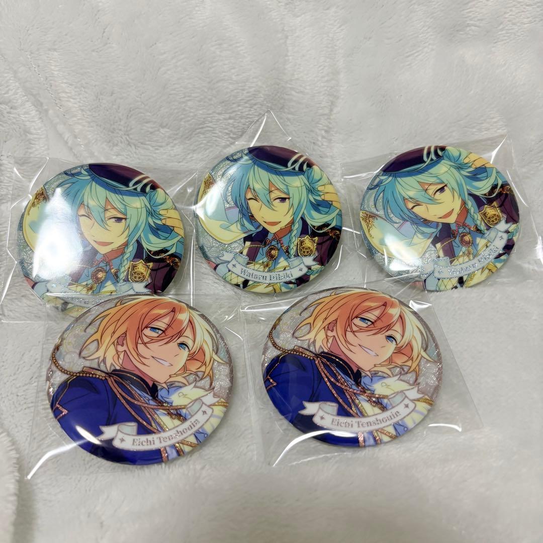 未使用美品】あんスタ 天祥院英智 日々樹渉 ラメ缶バッジセット - メルカリ