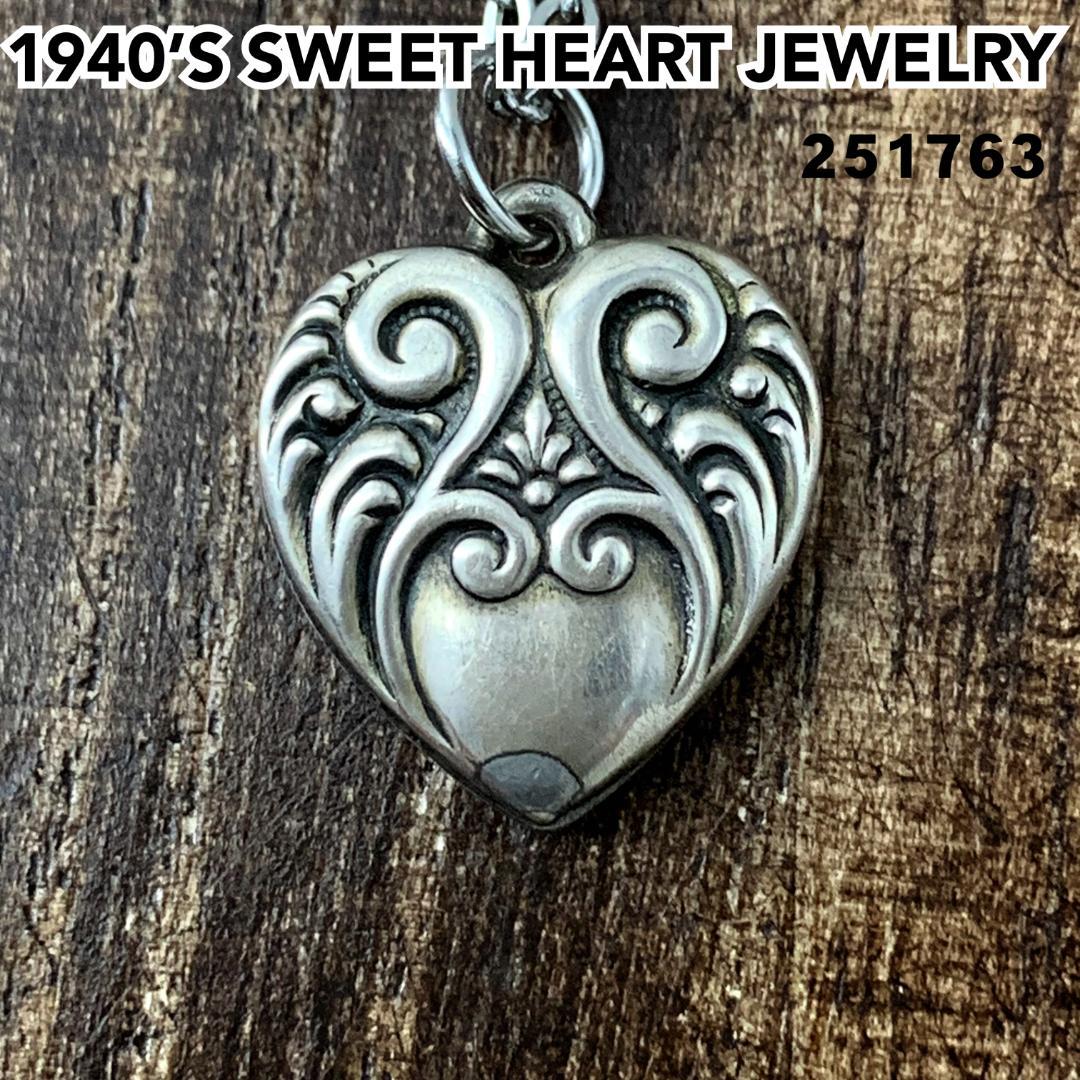 スウィートハートジュエリーSWIRL 渦巻き シルバー ヴィンテージ