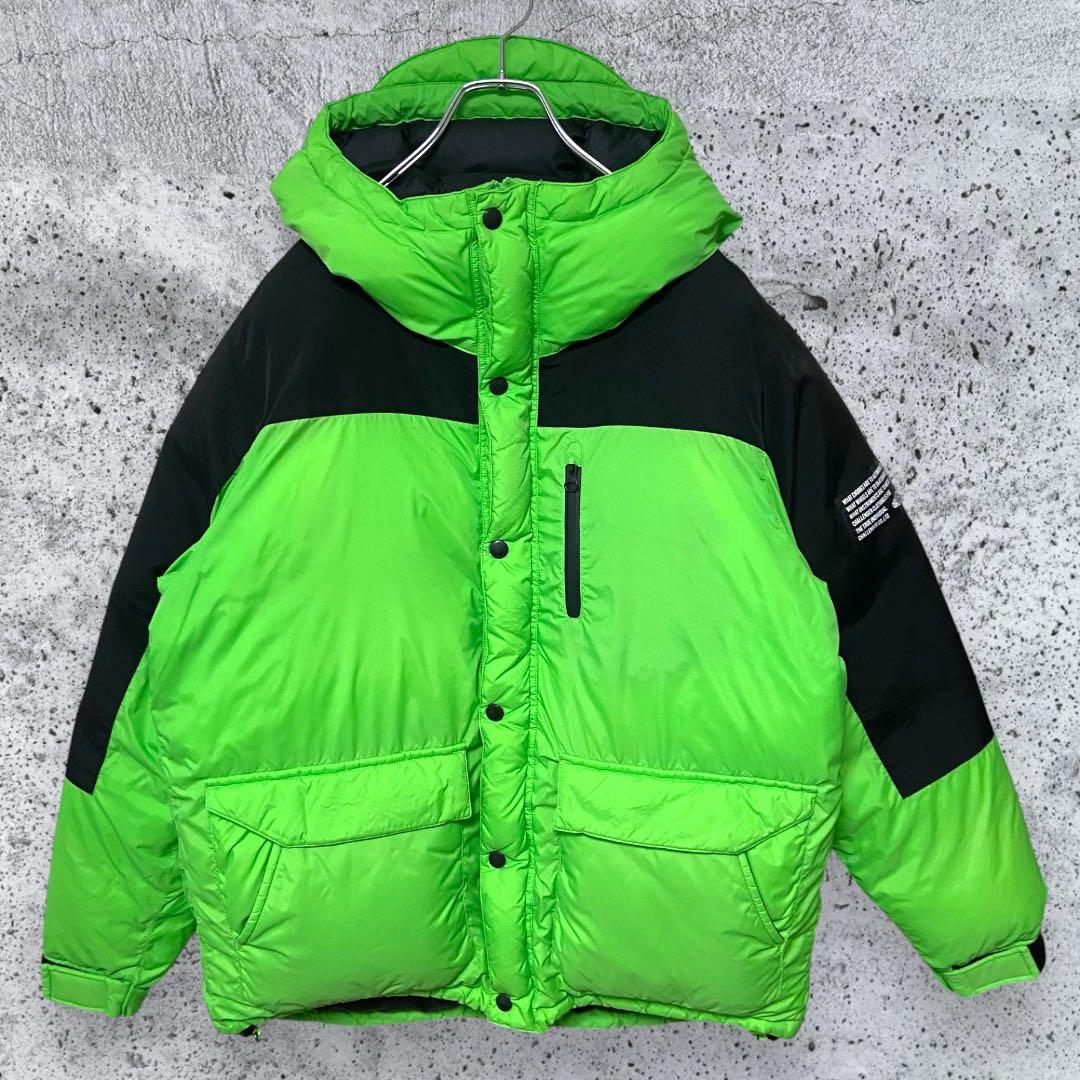 長瀬智也着用】CHALLENGER チャレンジャー ダウンジャケット 蛍光緑L