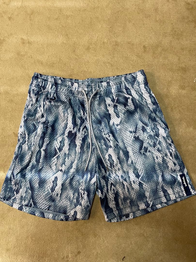 ballaholic Snake Mesh Zip Shorts (gray) - メルカリ