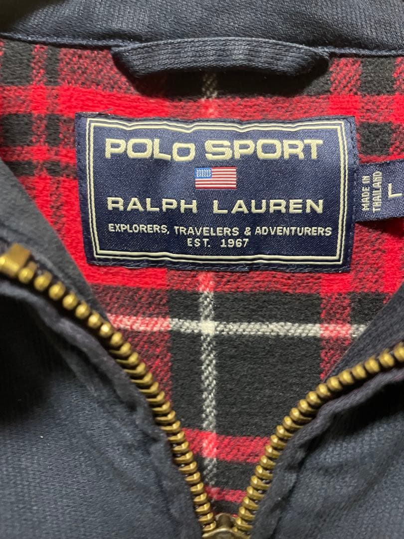 希少】90's POLO SPORT フライト ニュースボーイジャケット - メルカリ