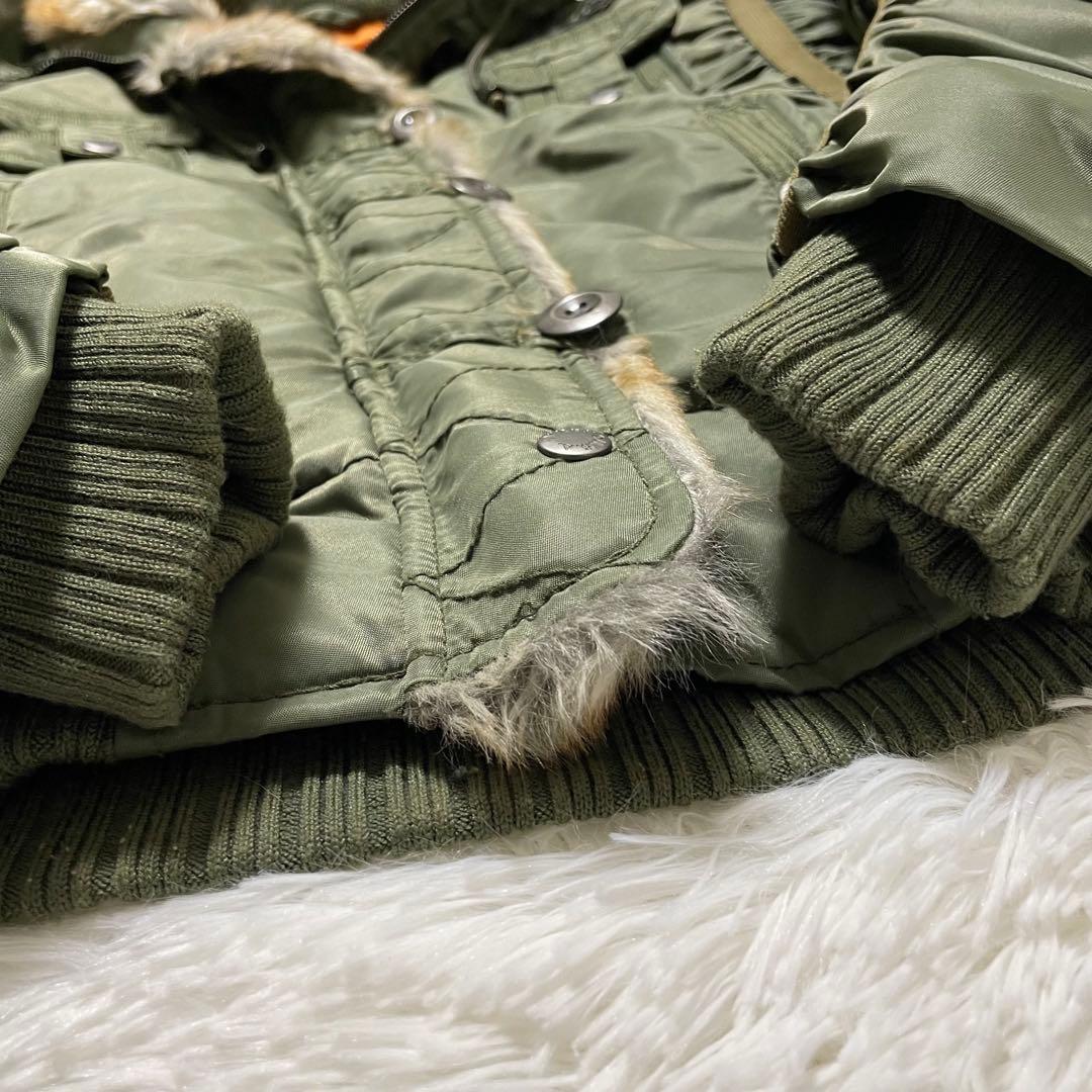 AVIREX リアルファー 短丈 N-2B グランジ y2k 平成ギャル Mの通販｜www