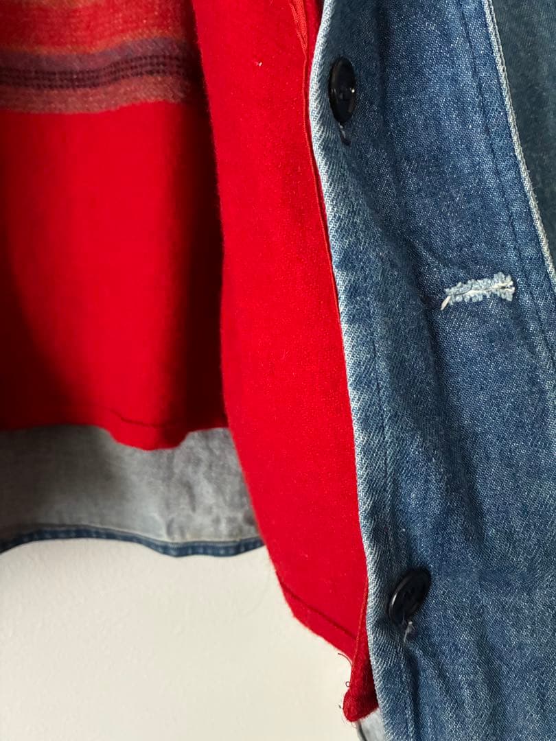 80's L.L.Bean デニムカバーオール　ハンティングジャケット　3WAY