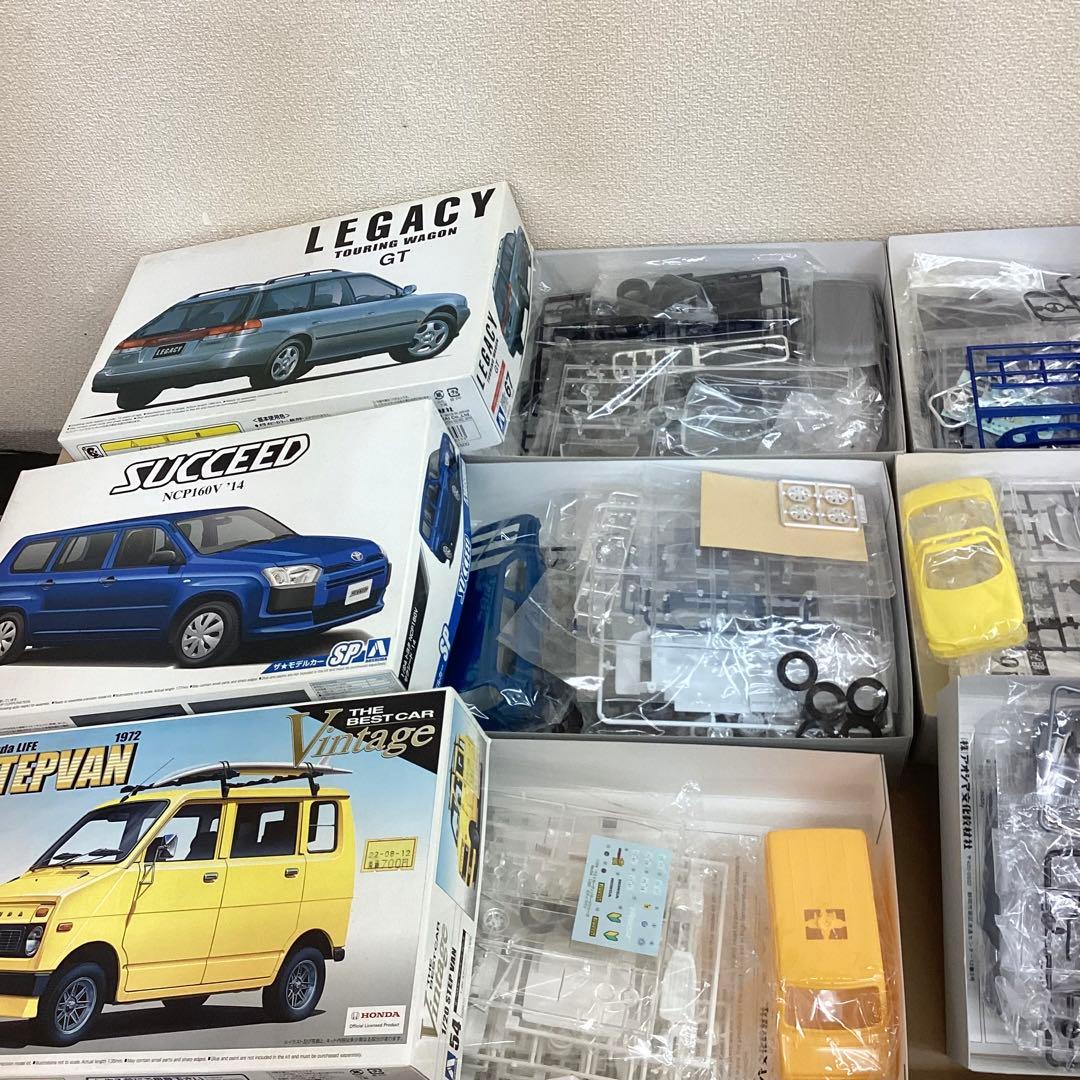アオシマ 1/24スケール プラモデル11点まとめ売り いすゞエルフなど 未