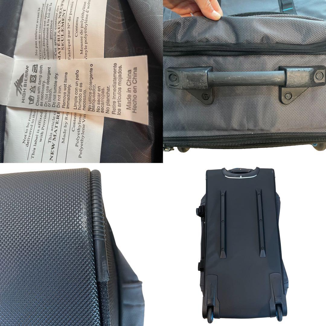 ハイシエラ キャリーバッグ トラベルバッグ 大容量 遠征 長期出張 90L