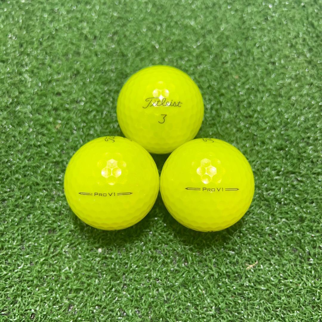S110】Titleist PRO V1 黄 23年 ロストボール 24球 - メルカリ