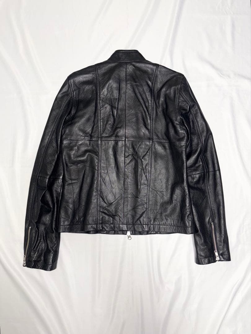 2000s L.H.P lamb leather single jacket