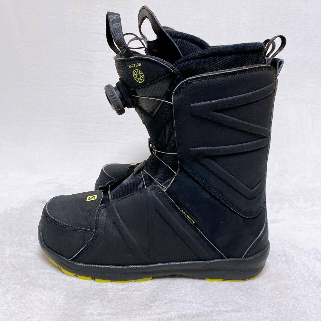 美品　サロモン　FACTION BOA　スノーボードブーツ　25.5cm　黒