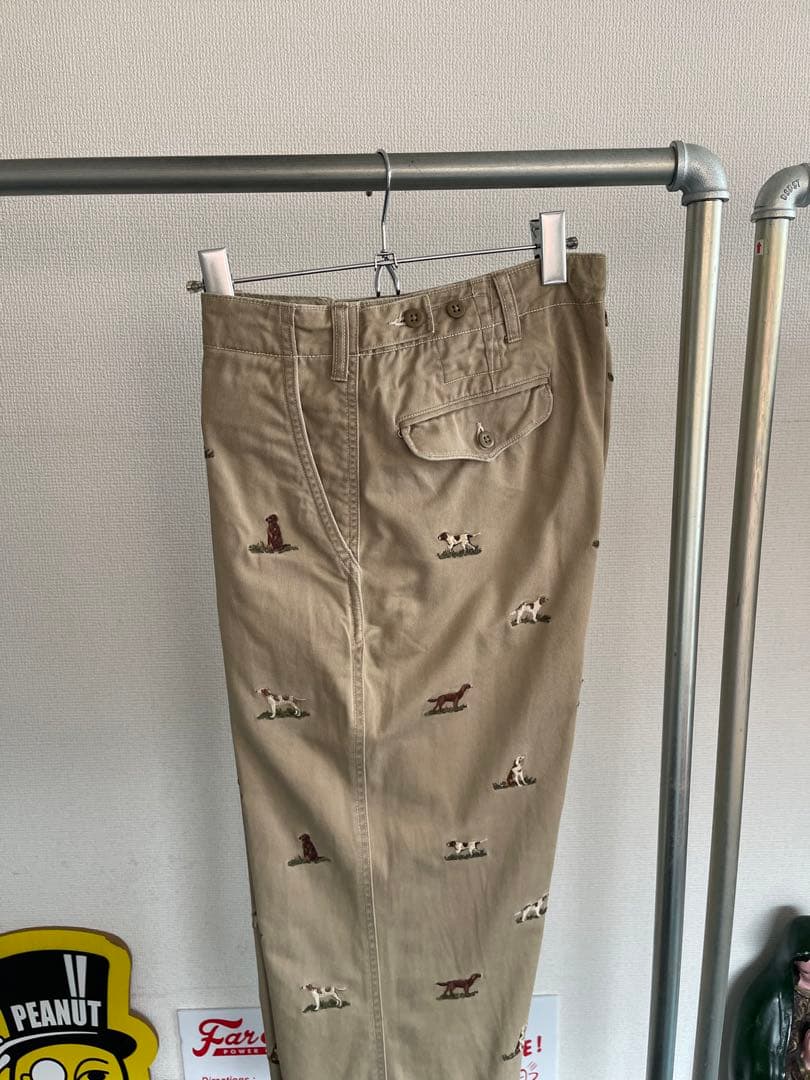 POLO Ralph lauren チノパン 犬刺繍 トラウザーズ 32×30 - メルカリ
