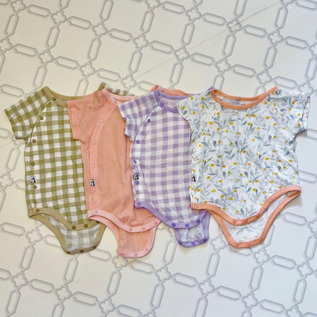 コニー Konny コットンメッシュボディースーツ12M 6M 4枚セット - メルカリ