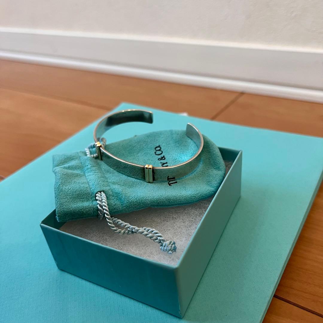 ヴィンテージ ティファニー バングル SV925 × 14K - メルカリ