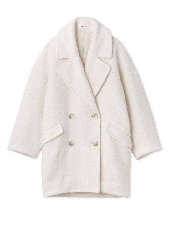 スナイデル ウールコクーンダブルコート - メルカリ